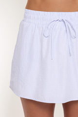 Luna Skirt Set - Blue Gingham
