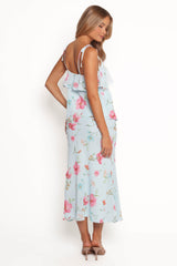 Valeria Skirt Set - Blue Floral