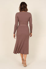 Reigan Dress - Mocha