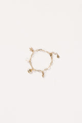 Alice Charm Bracelet - Gold