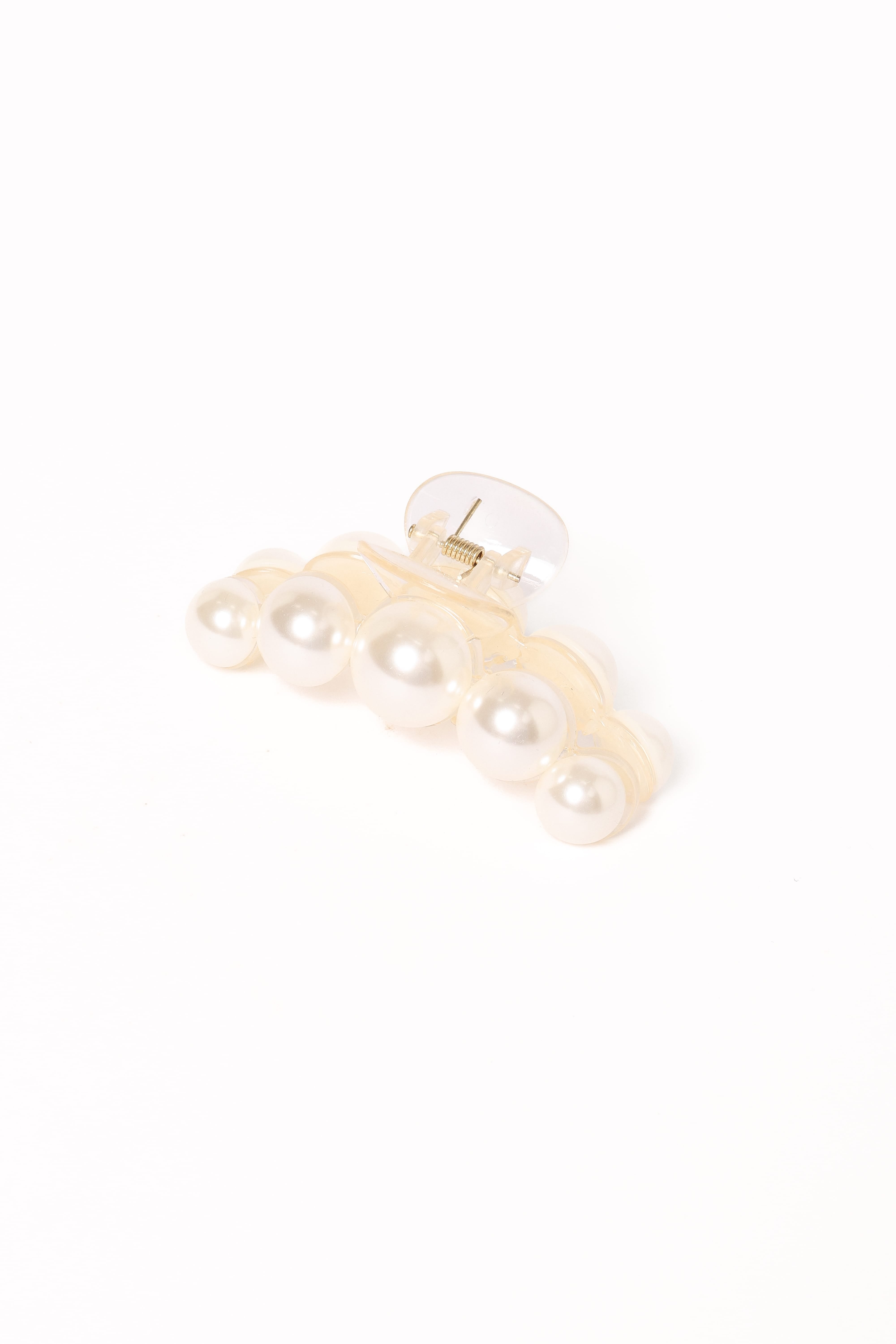 Camille Hair Clip - Pearl