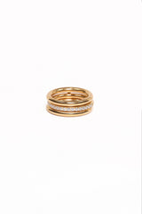 Domitia Ring Set - Gold