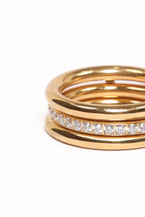 Domitia Ring Set - Gold
