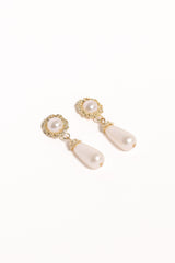 Estelle Earrings - Gold/Pearl