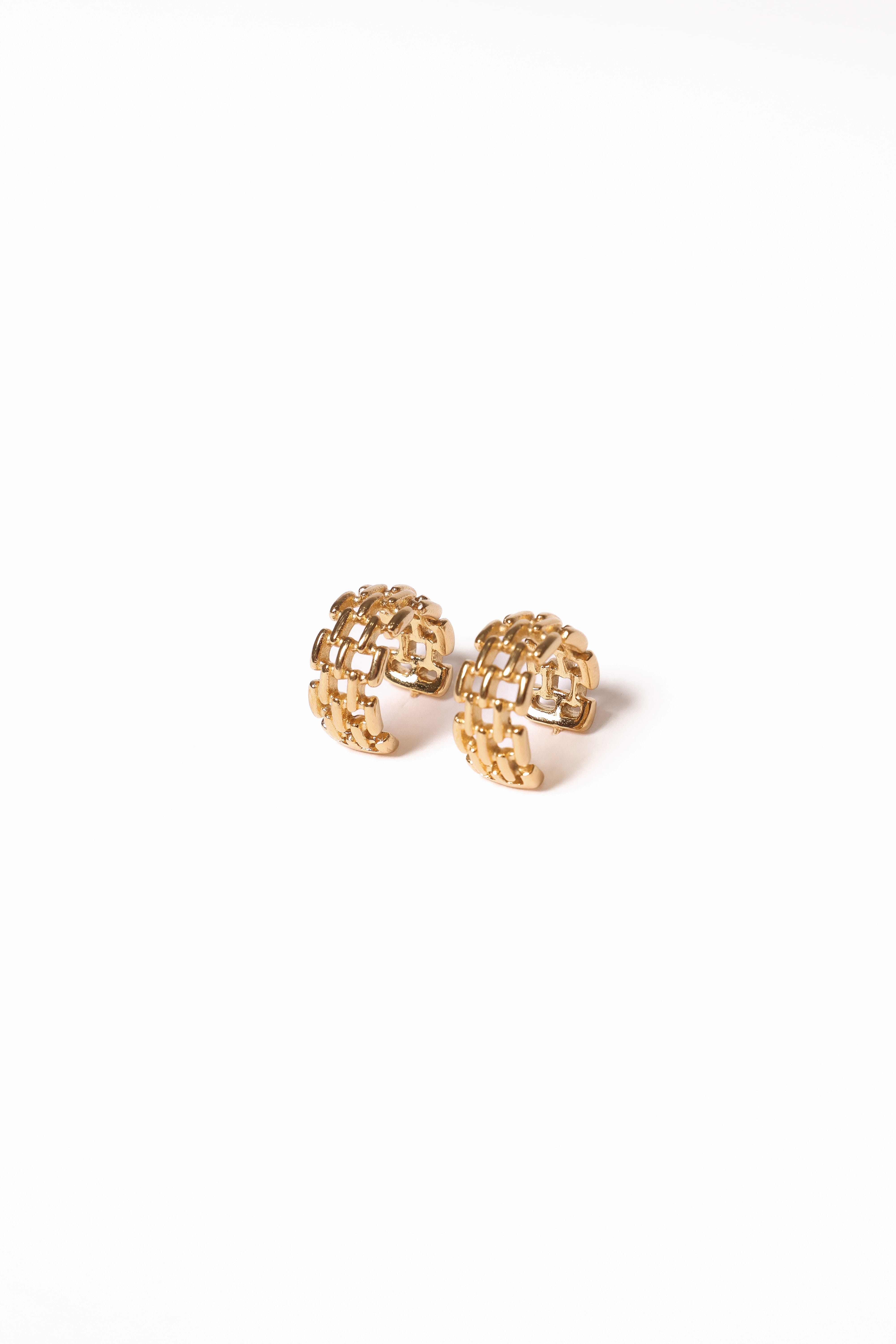 Fleur Earrings - Gold