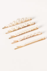 Joelle Hair Pins - Pearl