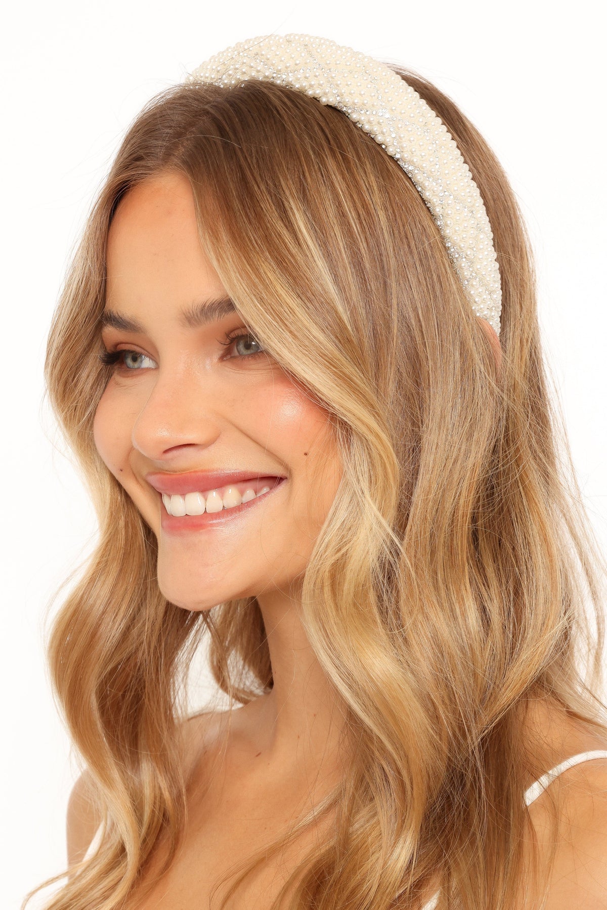 Leah Headband - Pearl