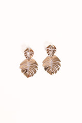 Palm Earrings - Gold