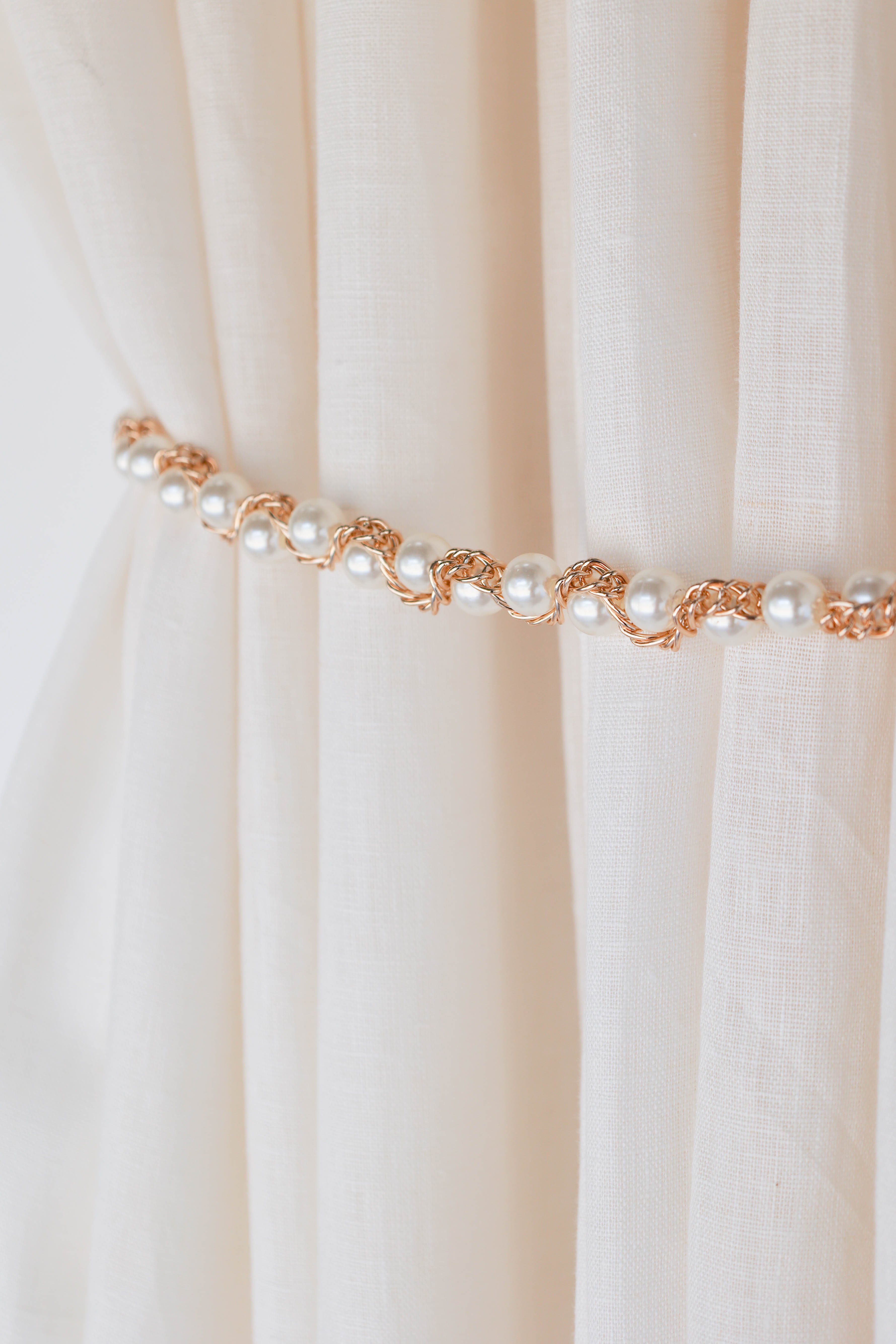 Sofia Pearl Belt - Gold