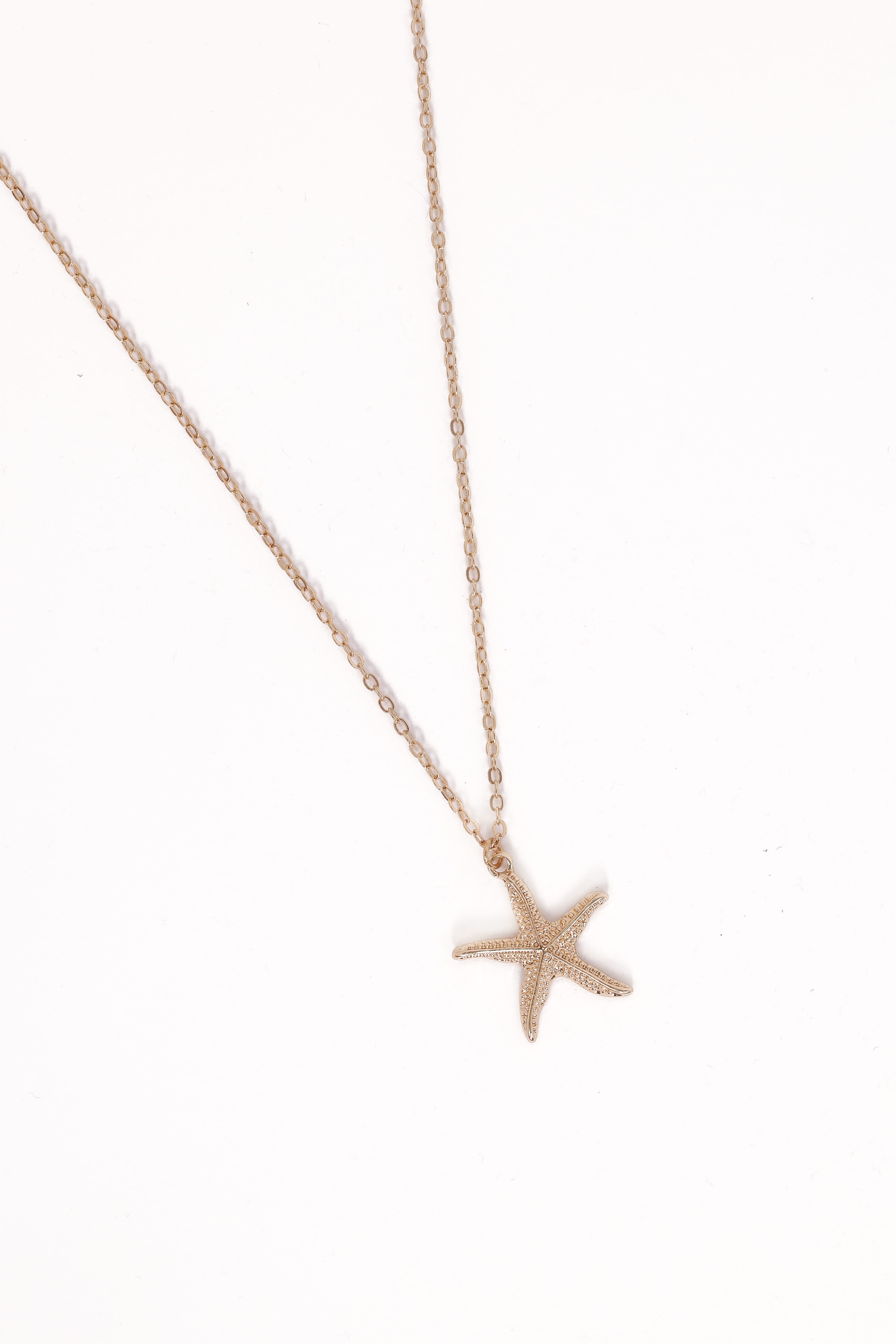 Starfish Necklace - Gold