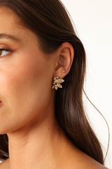 Talon Statement Earrings - Gold