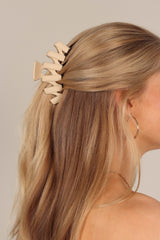 Taytum Hairclip - Cream