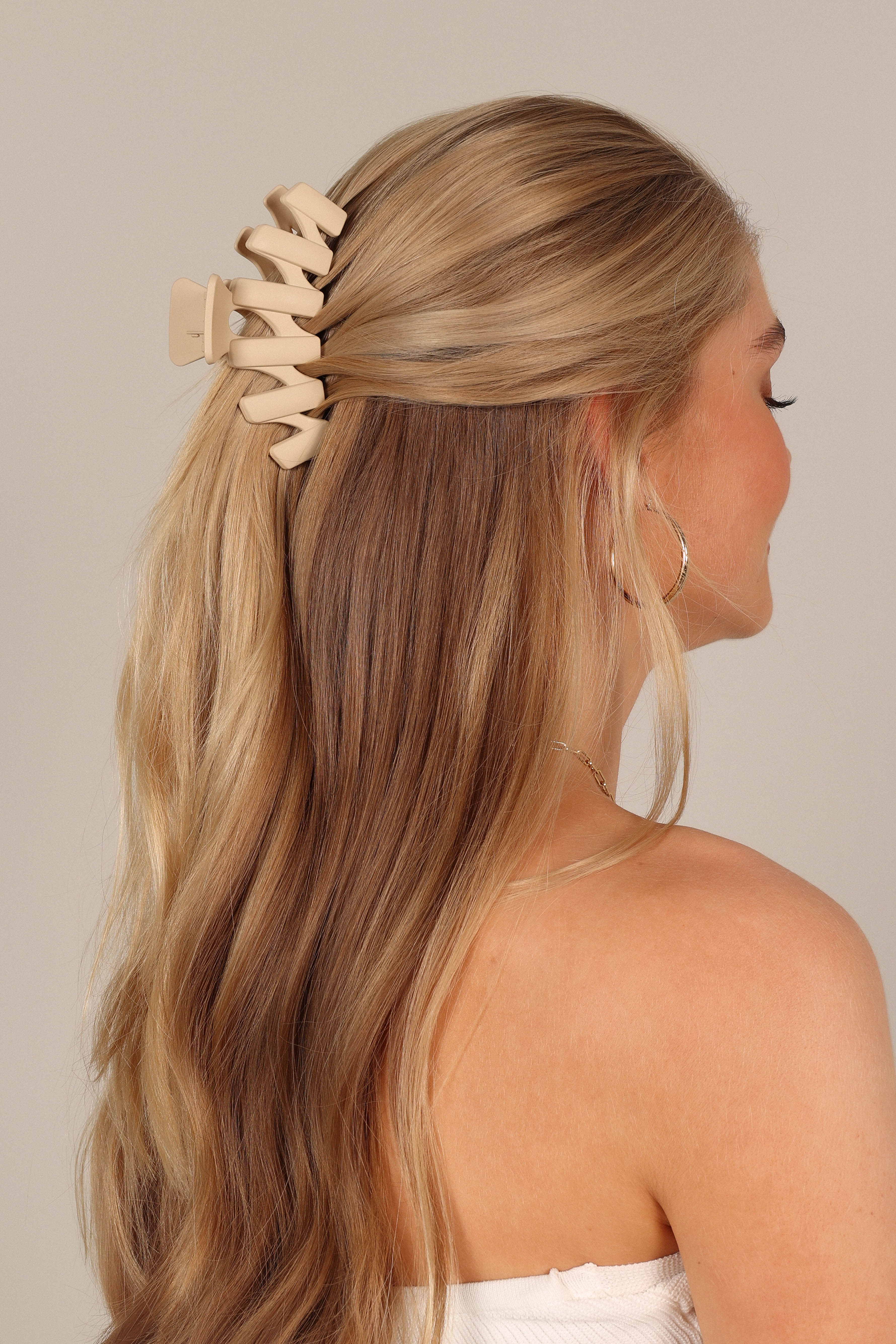 Taytum Hairclip - Cream