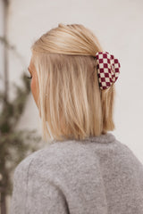 Verena Hair Clip - Red