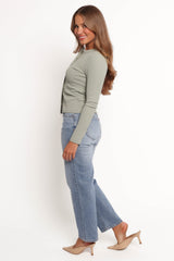 Abrand Mid Straight Jeans - Felicia