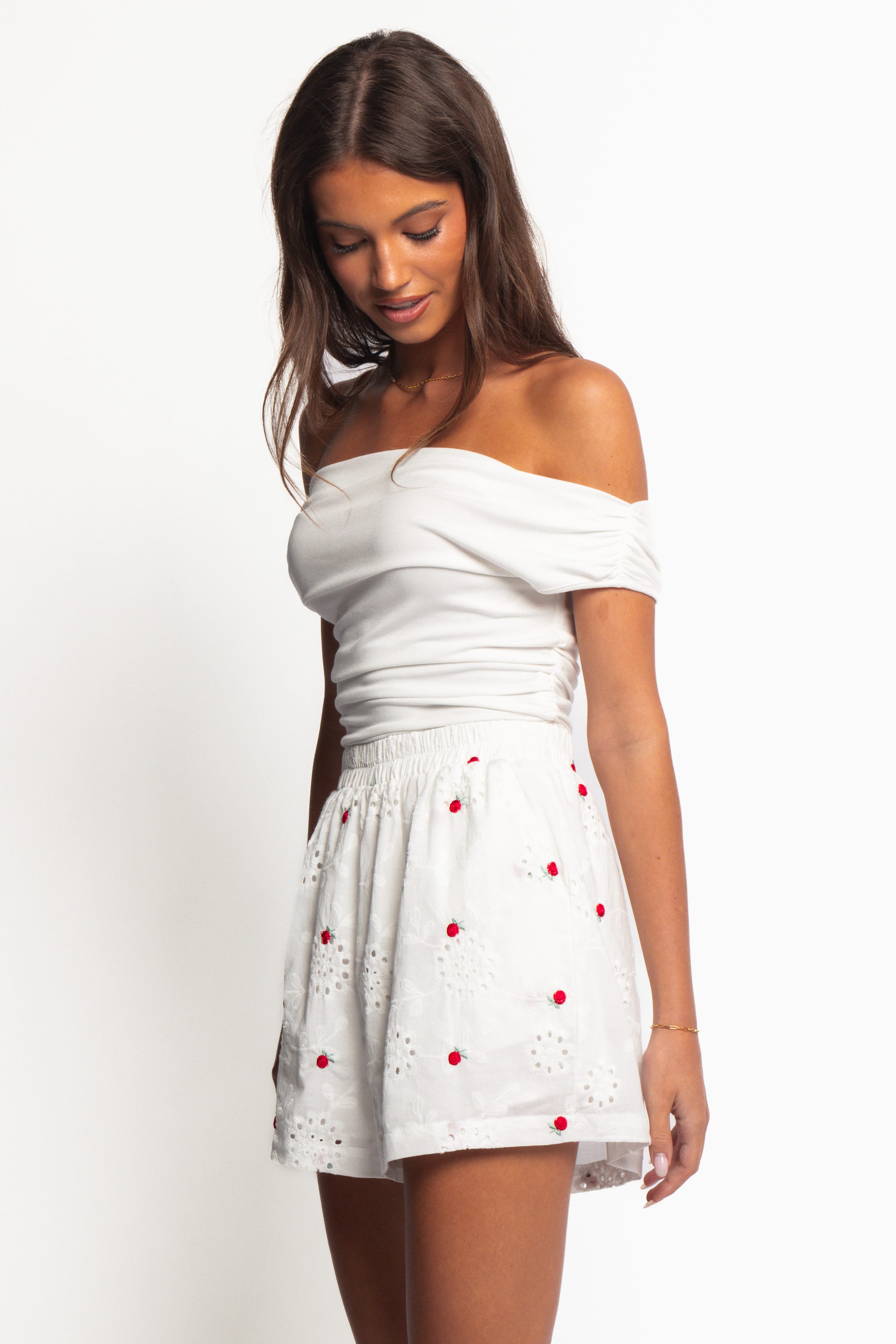 Aisha Shorts - White