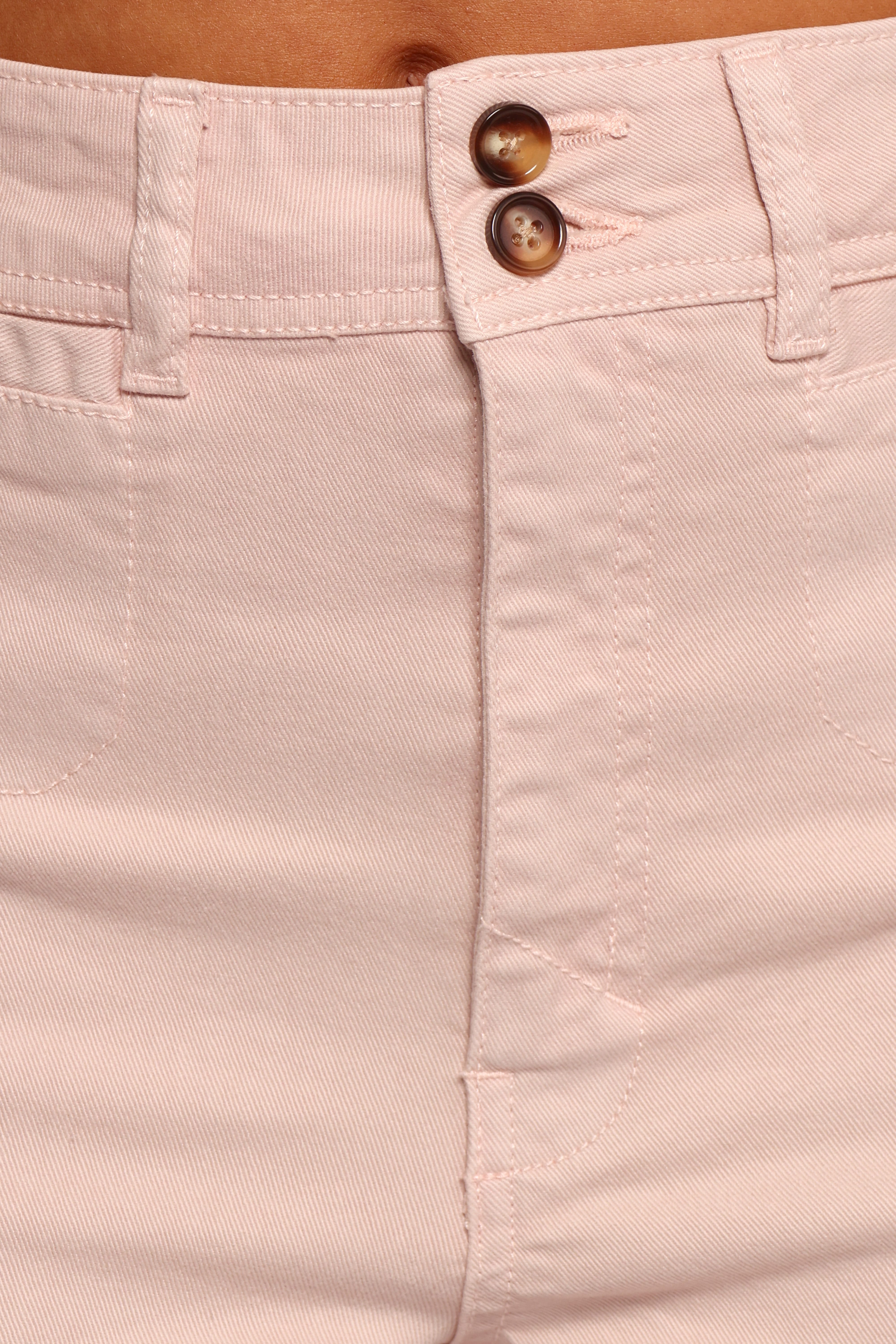 Gemma Cropped Wide Leg Jeans - Sepia Rose