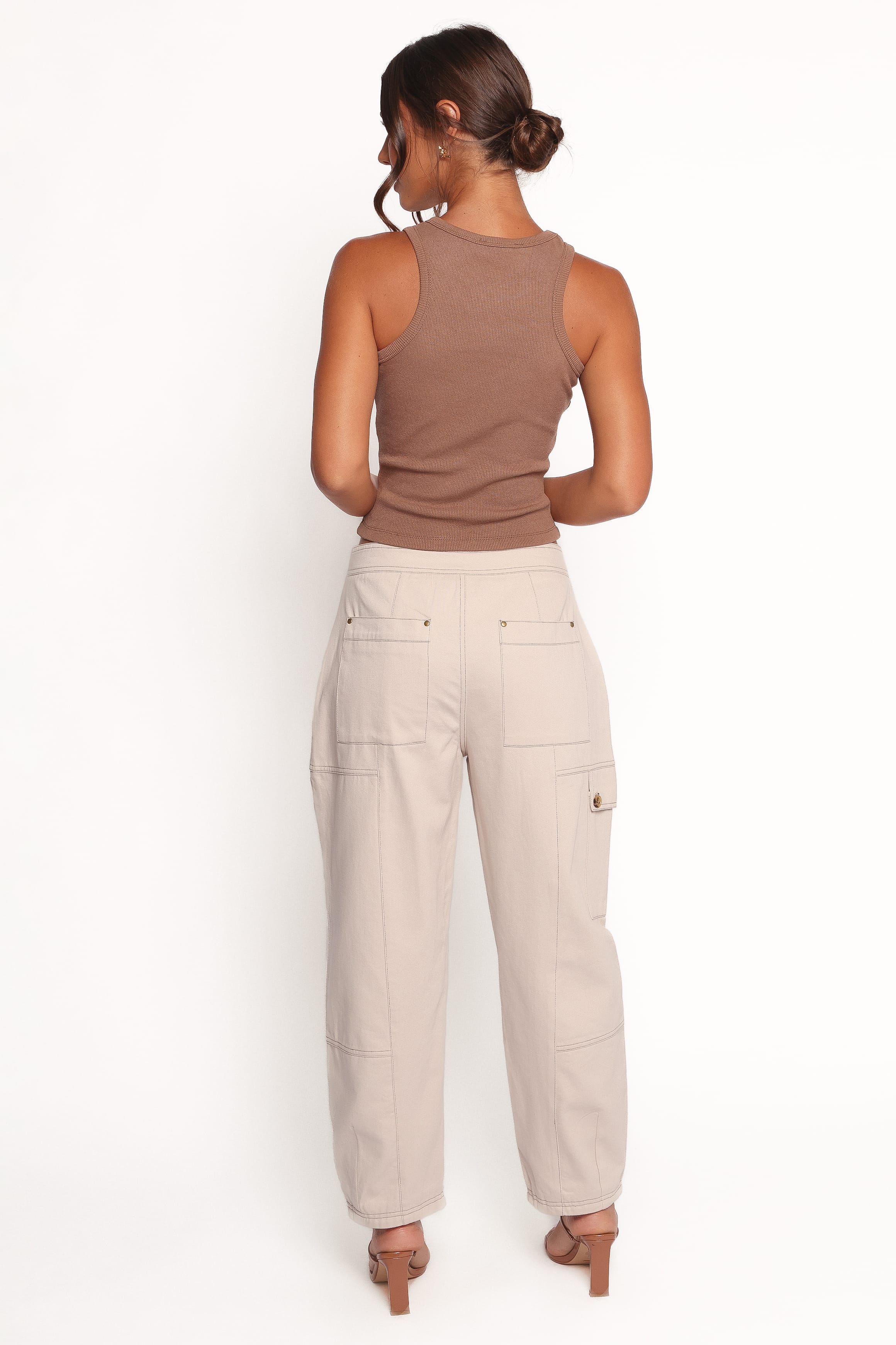 Kiah Cargo Pant - Ecru