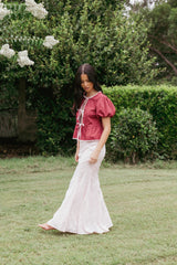 Larina Maxi Skirt - Pink
