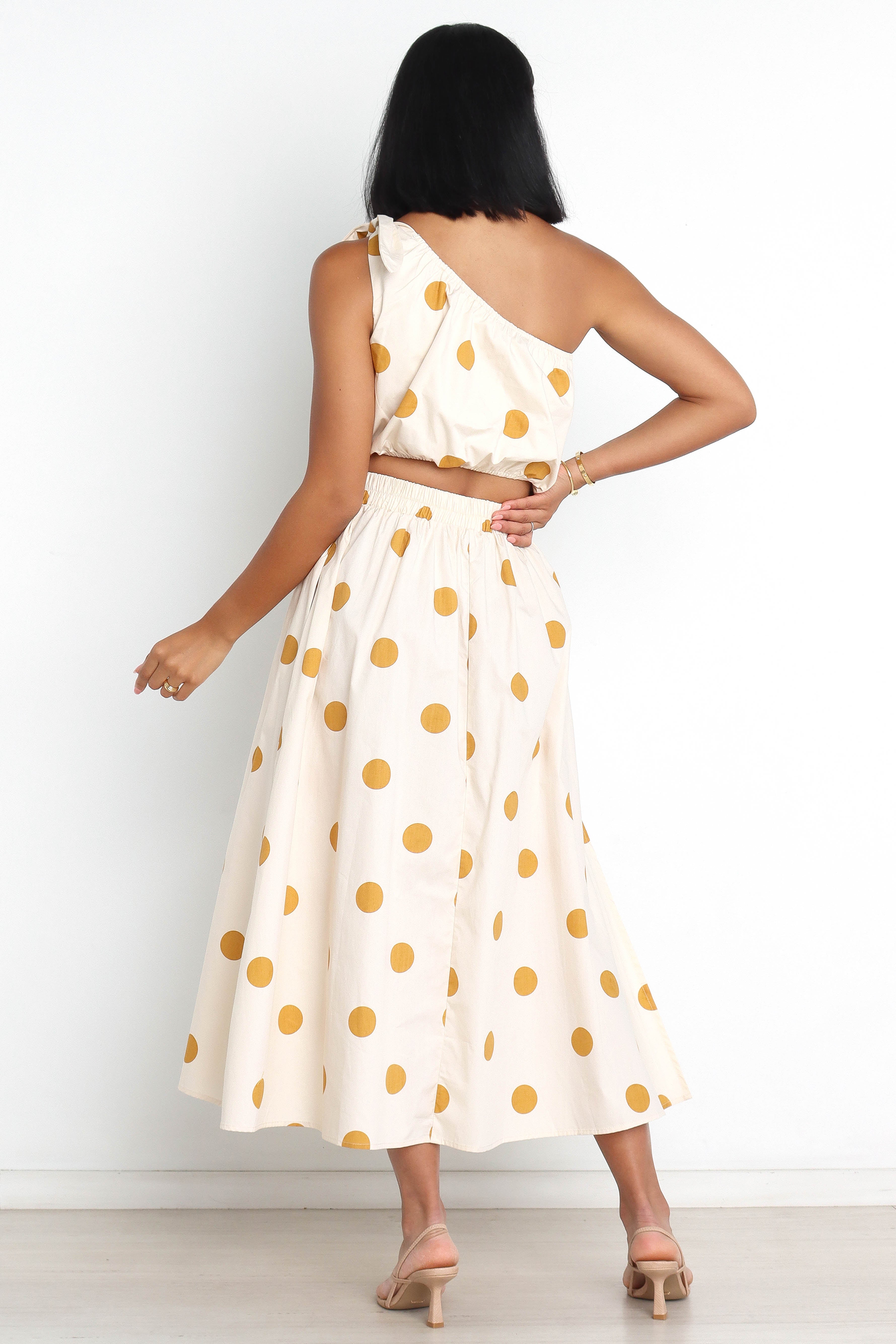 Phillipa Skirt - Beige Spot