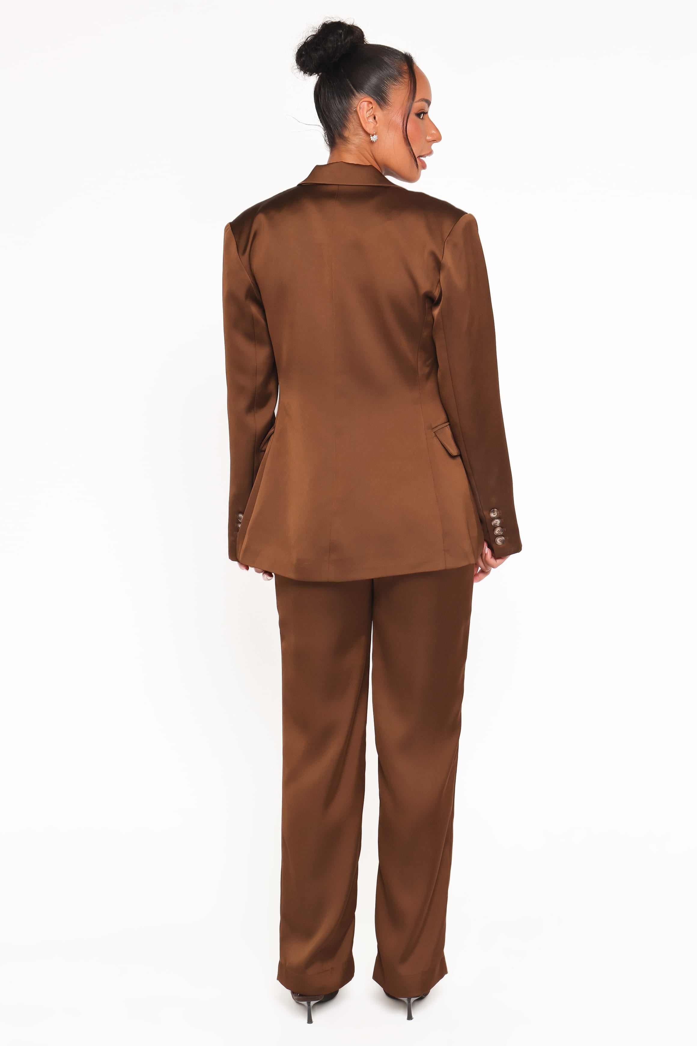 Trina Tailored Pant - Brown