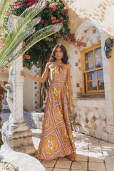 Amara Maxi Dress - Tangerine