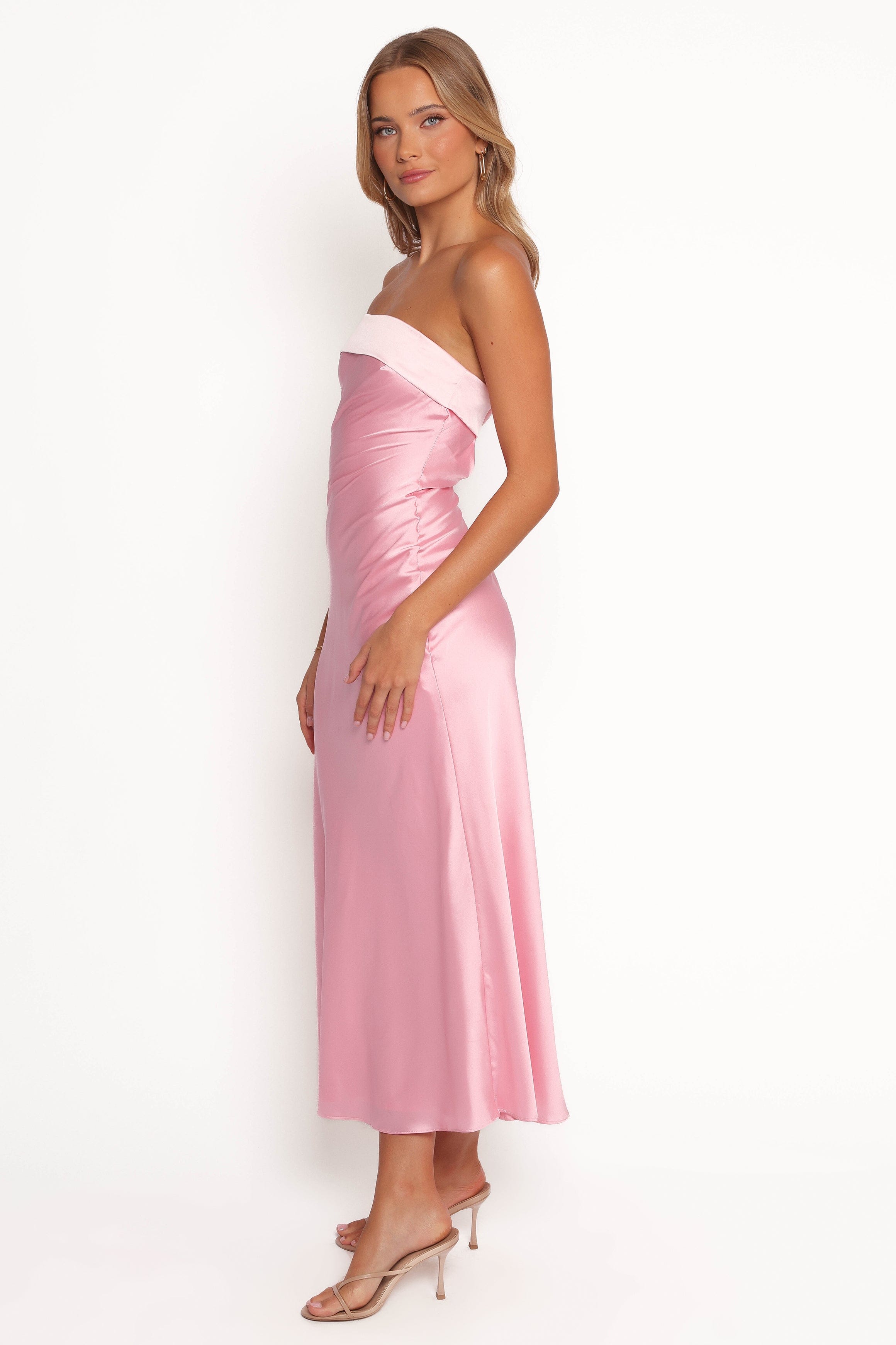 Ashe Midi Dress - Pink