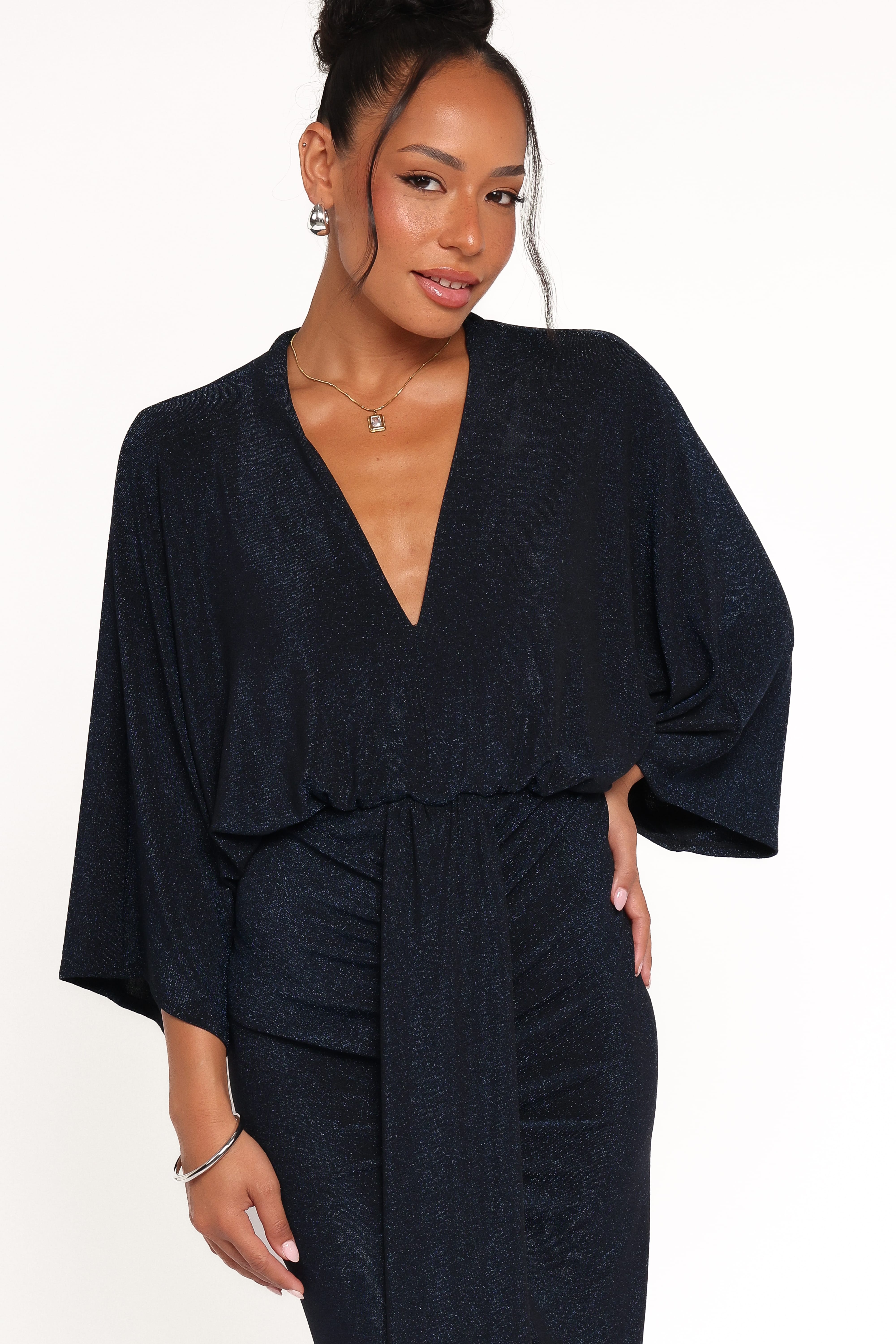Audrina Maxi Dress - Midnight Blue