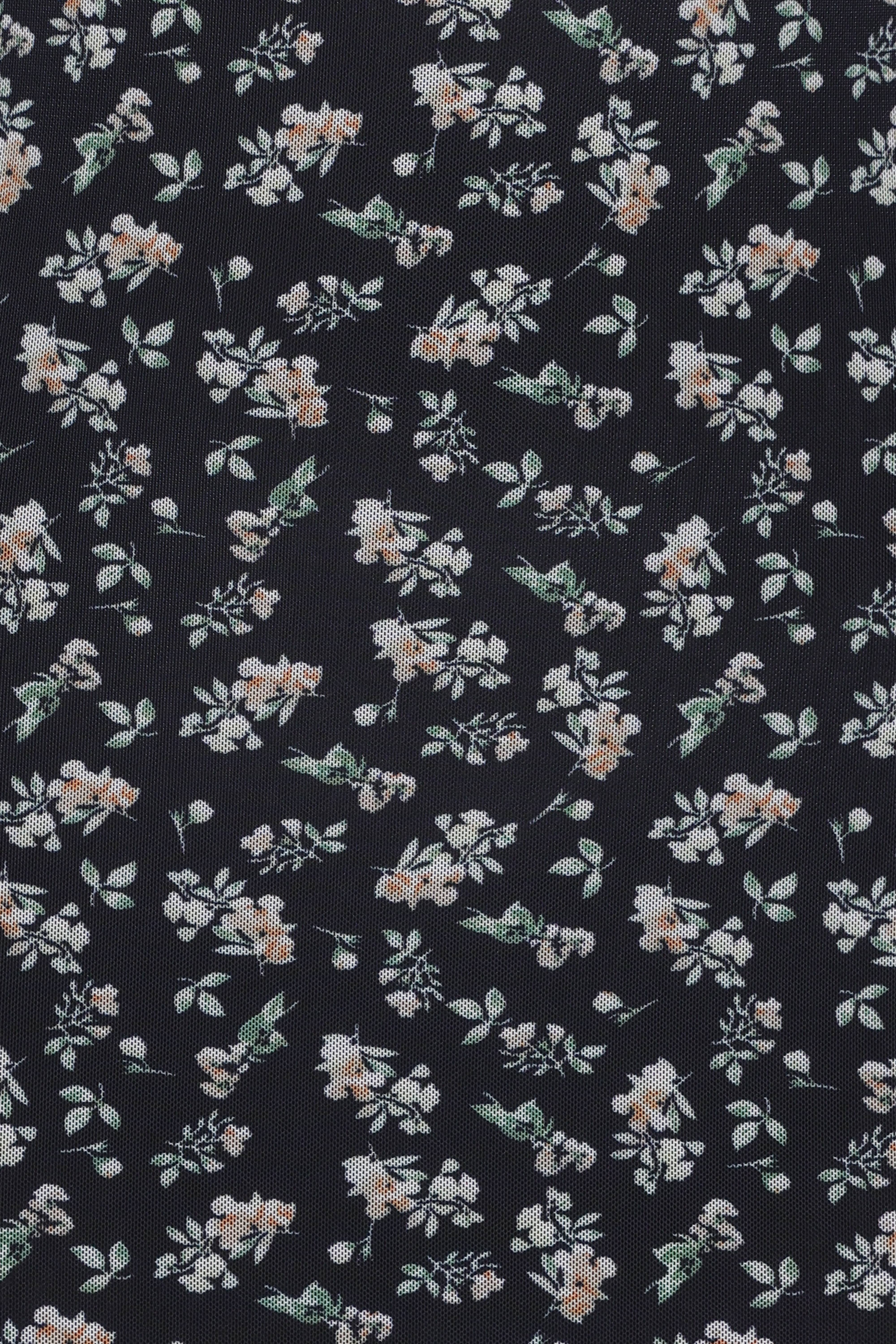 Brissa Maxi Dress - Black Floral