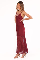 Elowyn Maxi Dress - Cherry