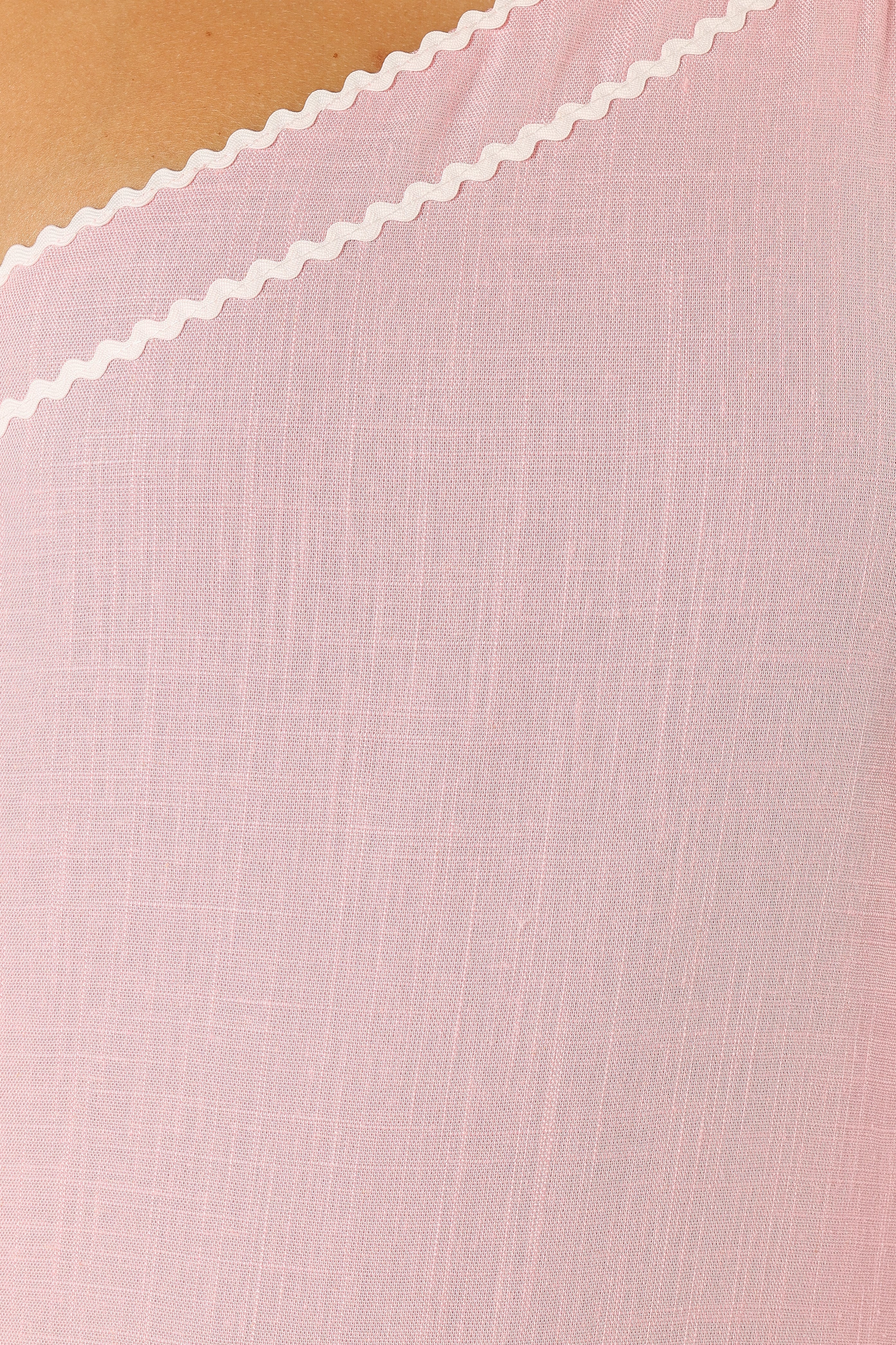 Fleaur One Shoulder Maxi Dress - Pink