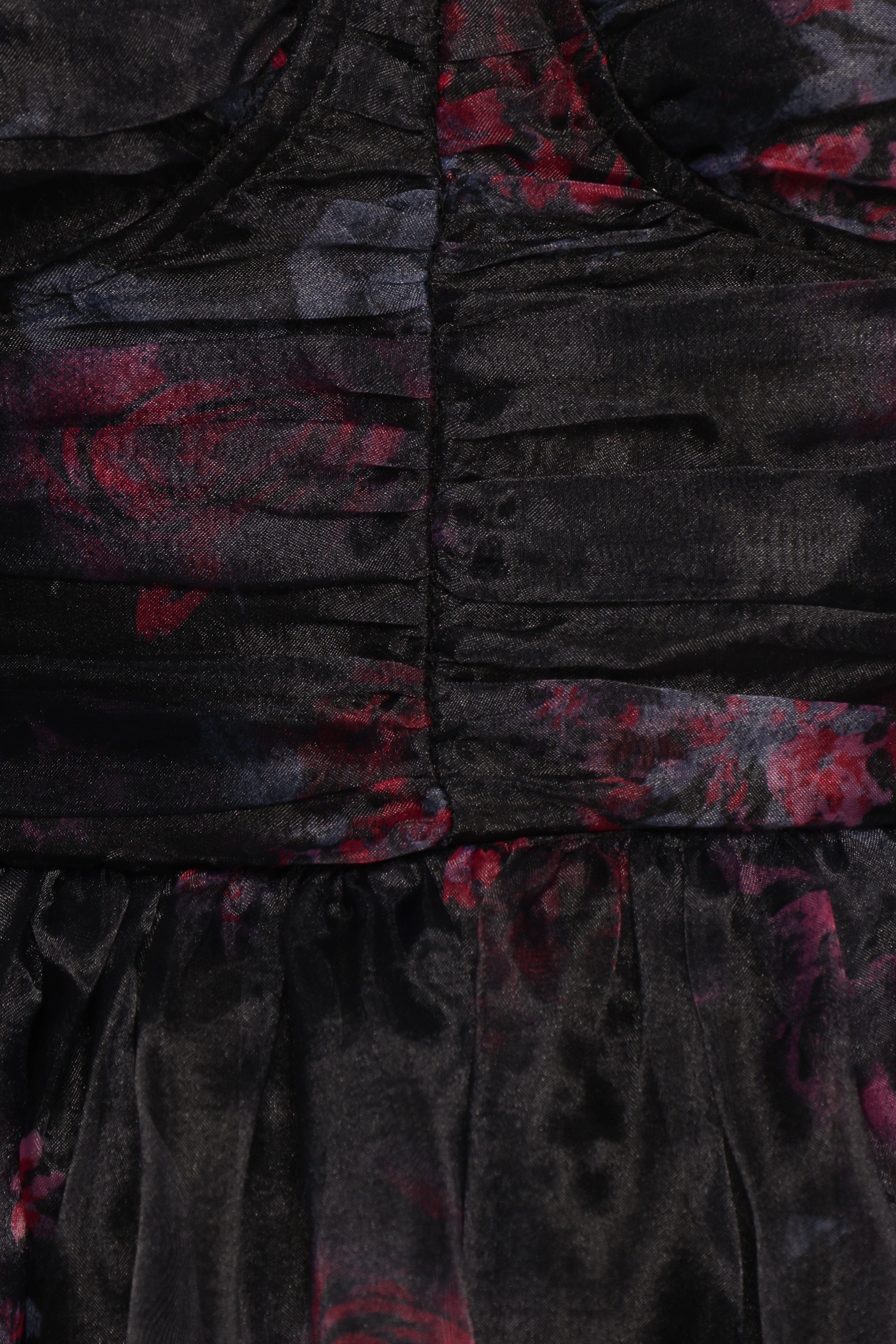 Floret Midi Dress - Dark Floral