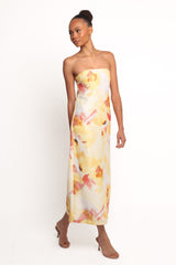 Hydra Maxi Dress - Yellow Floral