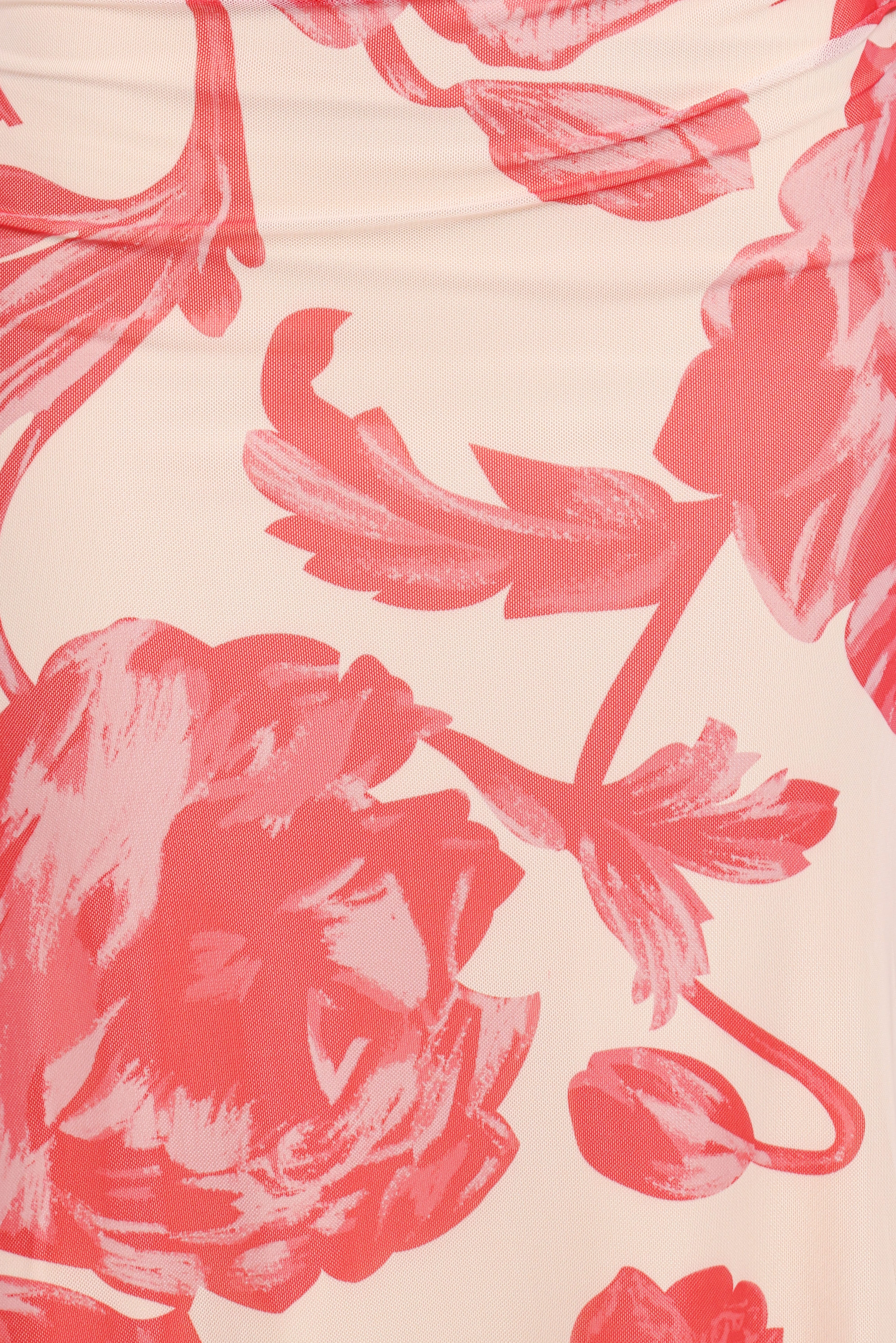 Jasmine Maxi Dress - Red Floral