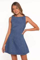 Katina Mini Dress - Denim