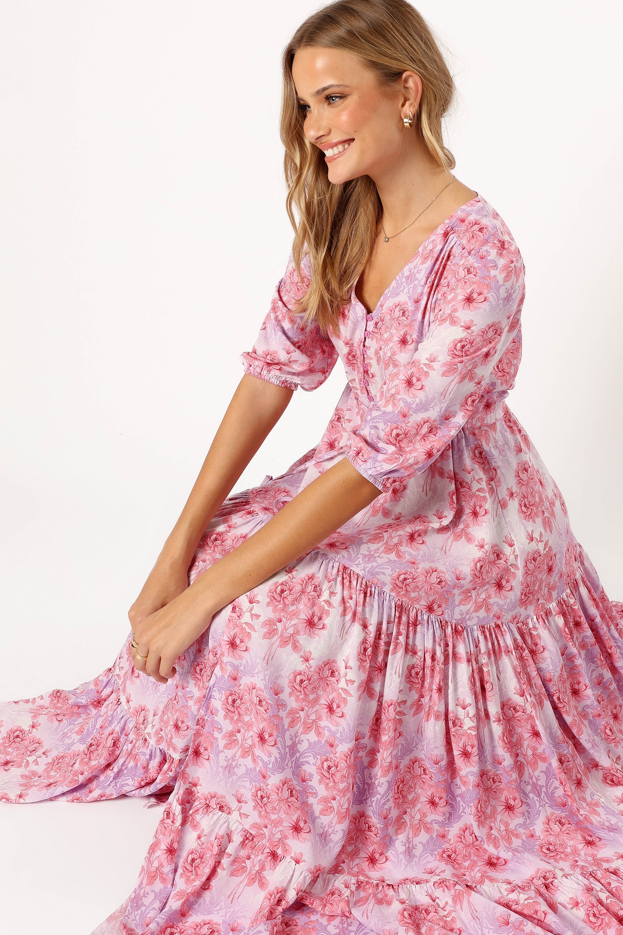 Kelda Dress - Pink/Purple