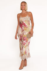 Laken Maxi Dress - Patchwork Floral