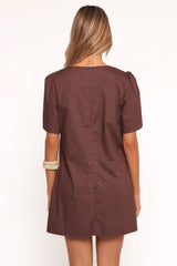 Lirael Mini Dress - Espresso