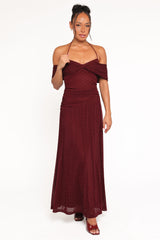 Mayven Maxi Dress - Burgundy