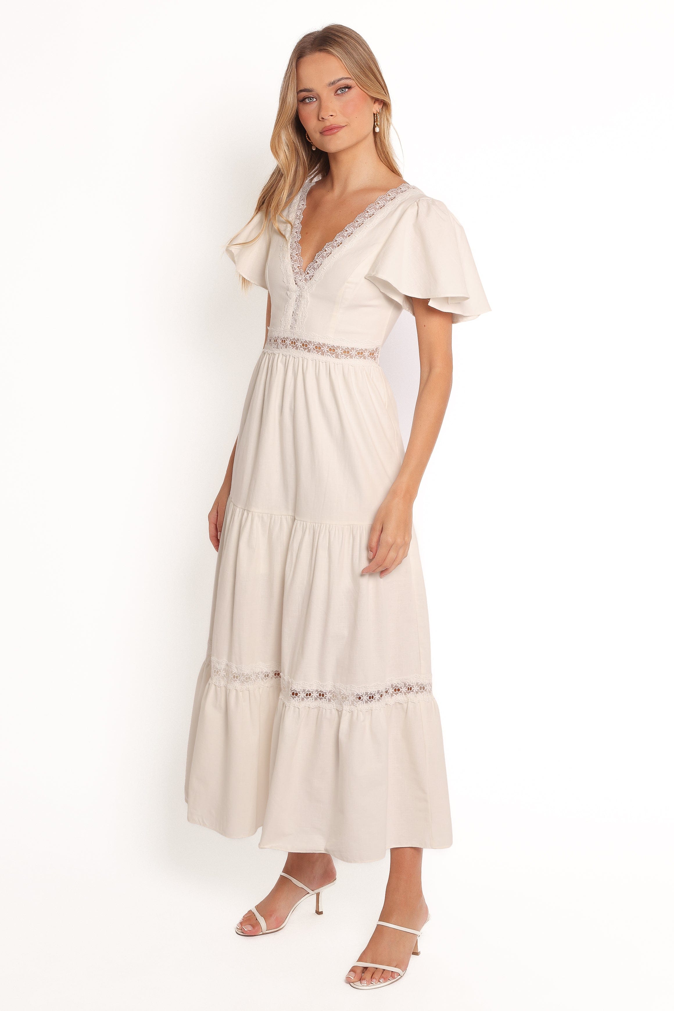 Minny Maxi Dress - Cream