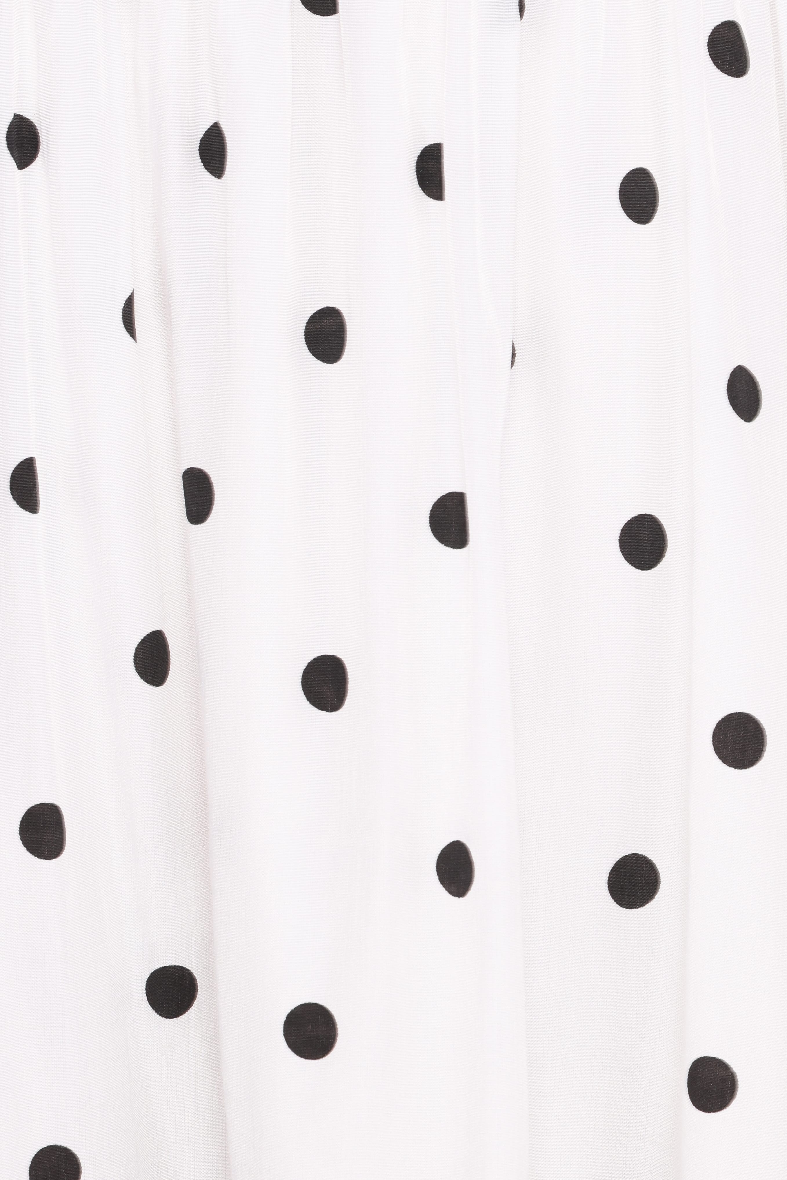 Mona Mini Dress - Black Polka