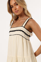 Monroe Midi Dress - Cream