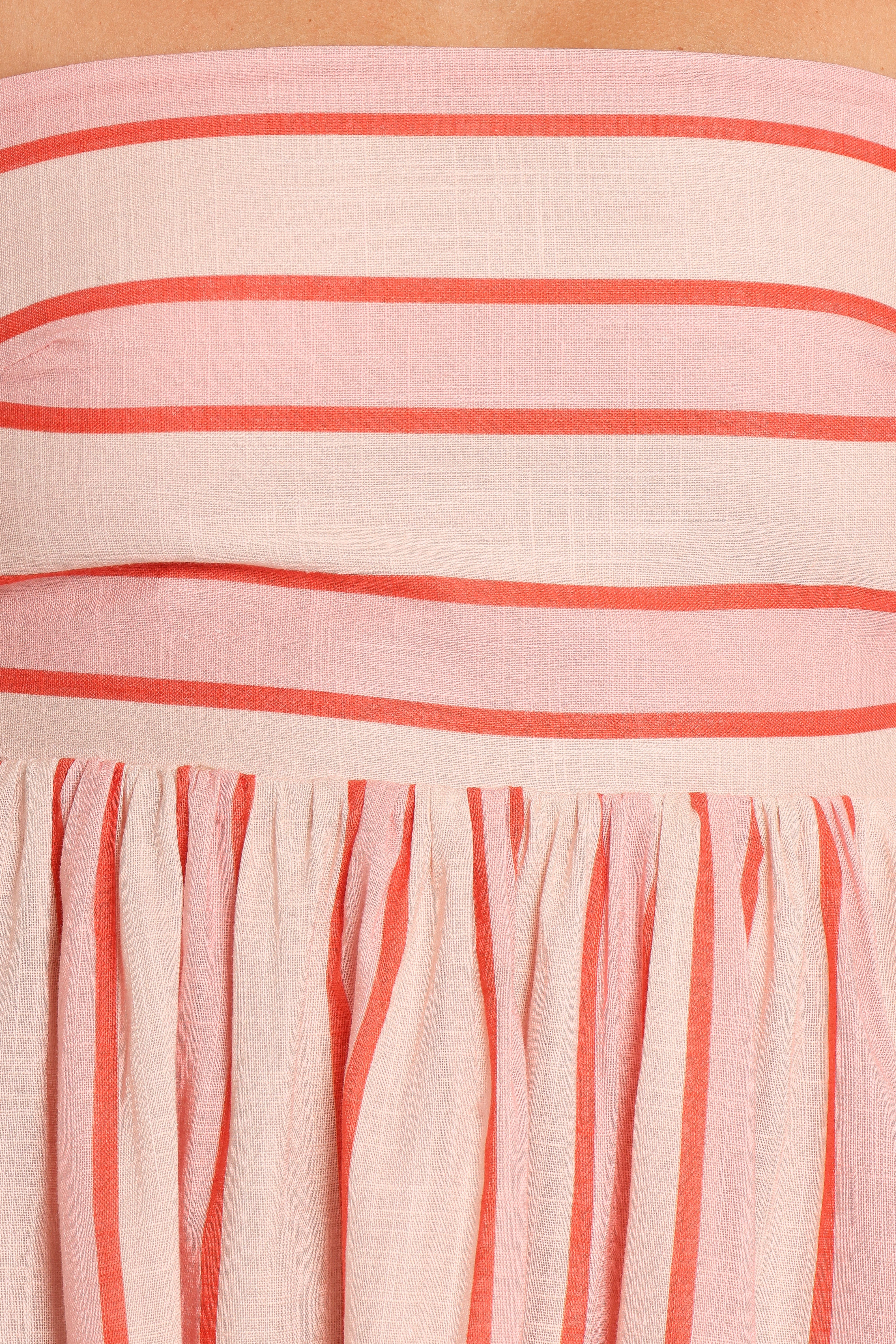 Odessa Maxi Dress - Pink Stripe