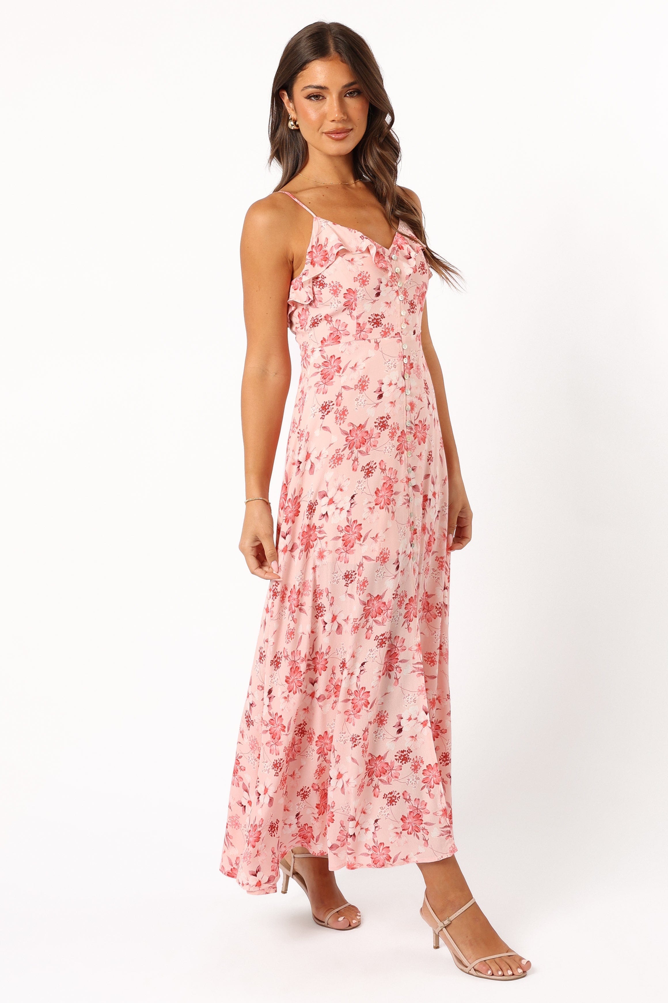 Rachel Midi Dress - Blushed Garden