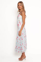 Renata Maxi Dress - Blue Floral
