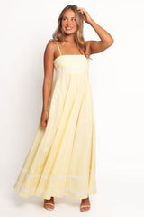 Runa Maxi Dress - Yellow