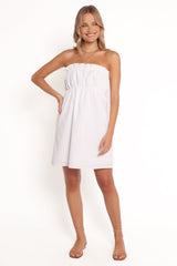 Stratton Mini Dress - White