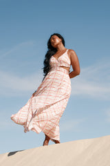 Sydney Maxi Dress - Sunset Check