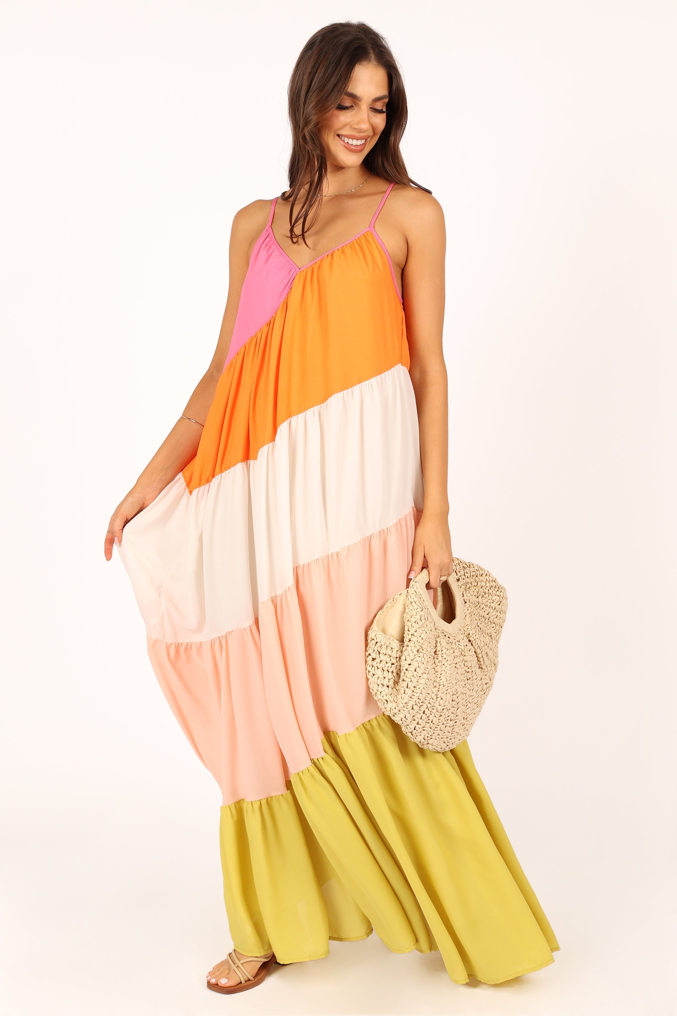 Tallulah Tiered Maxi Dress - Multi
