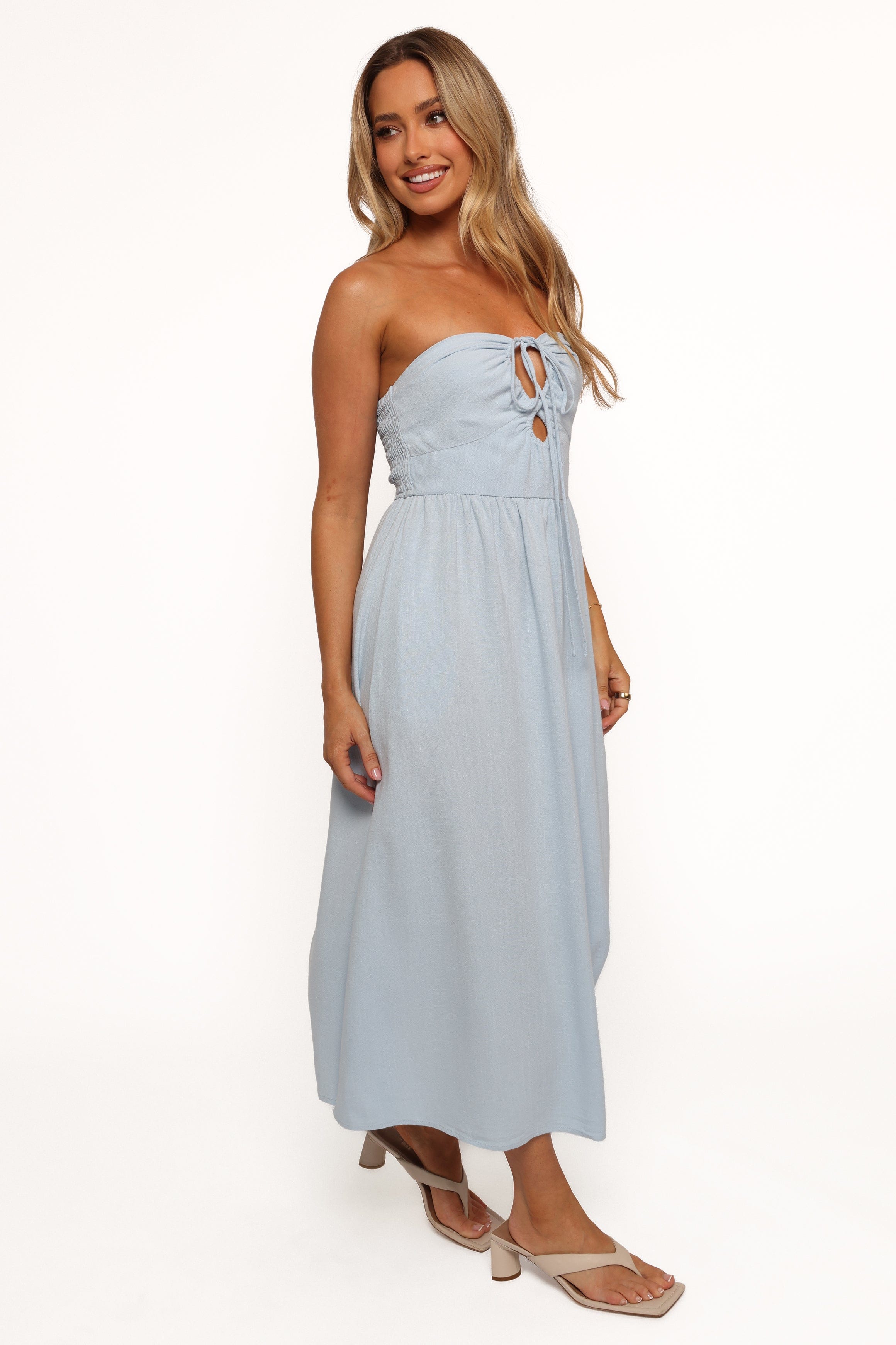 Tanner Midi Dress - Light Blue